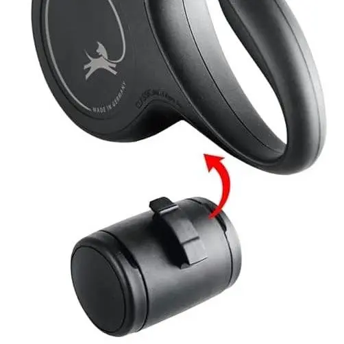 Portabolsas o portasnacks negro para flexi