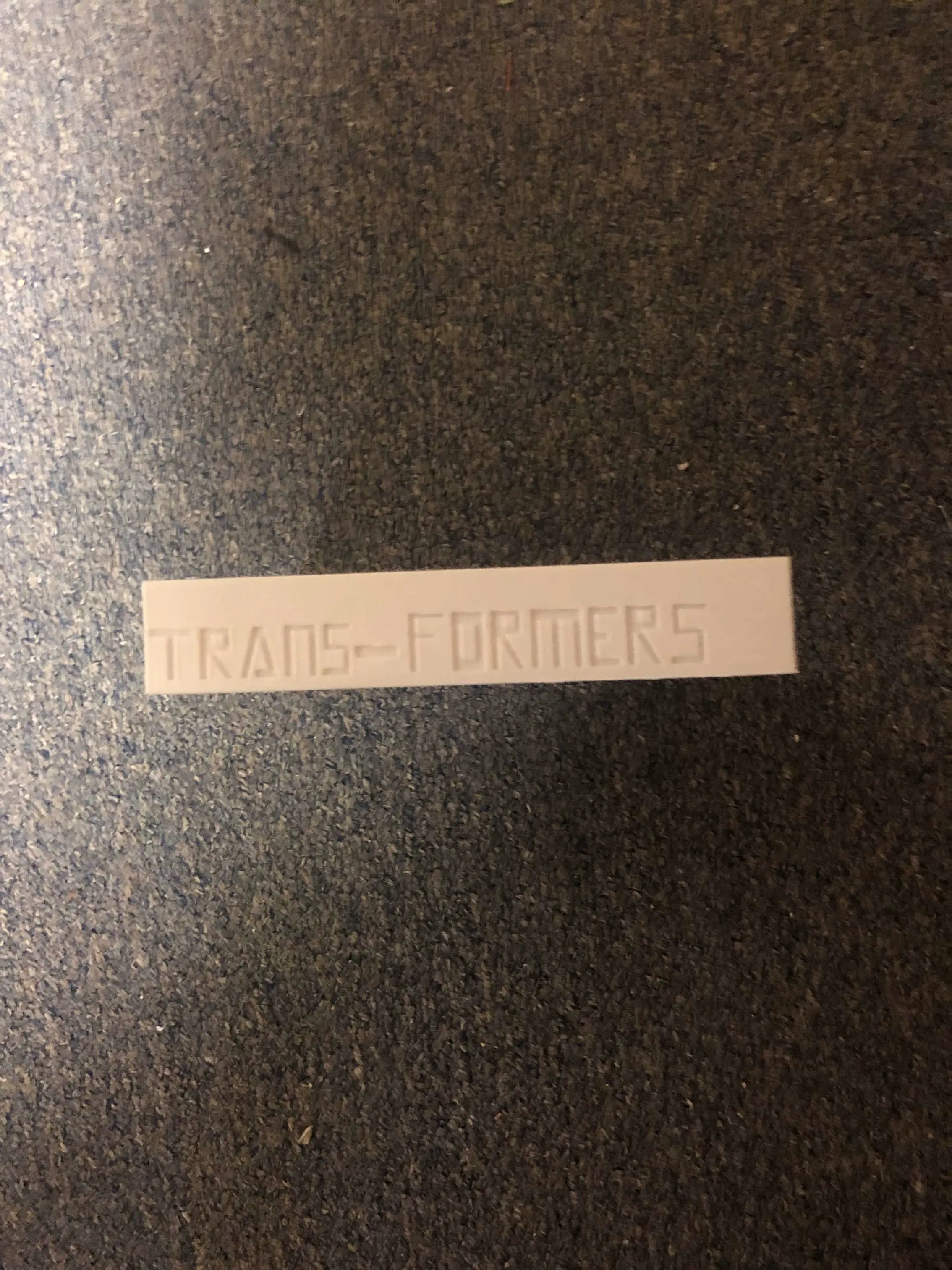 Transformers DVD holder