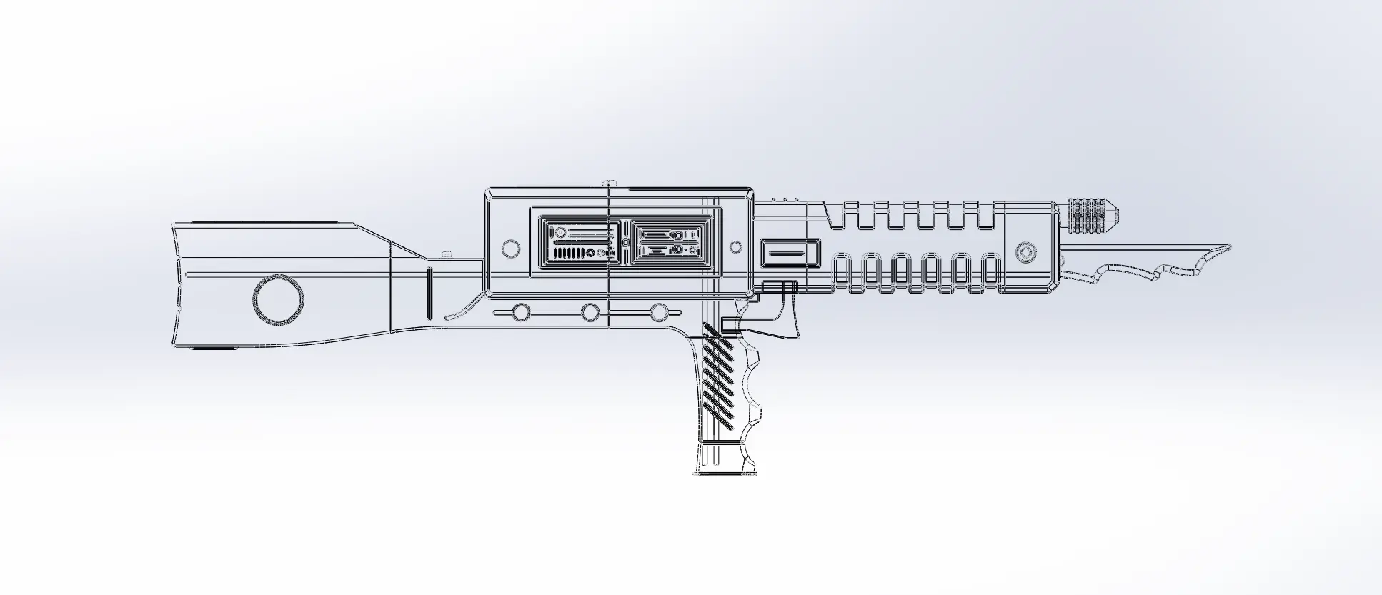 Battlestar Galactica Cylon Gun | 3D models download | Creality Cloud