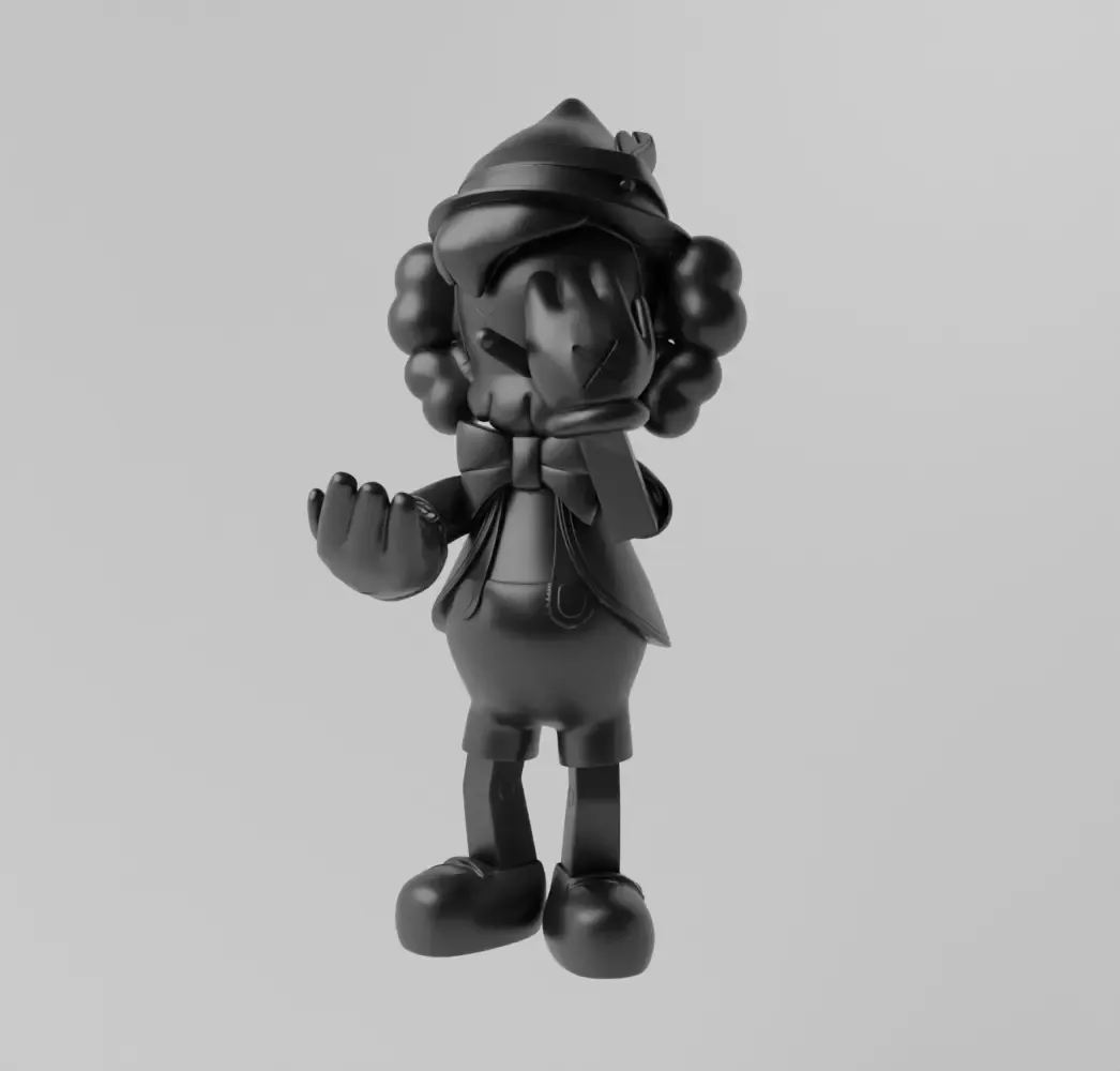 Kaws Pinocchio Art Toy Fan Art