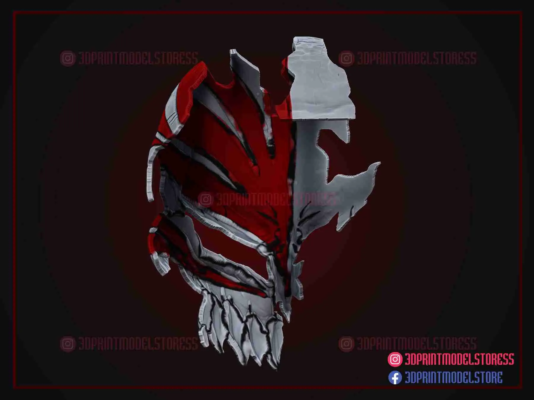 Hollow Mask - Máscara de Cosplay de Bleach Ichigo