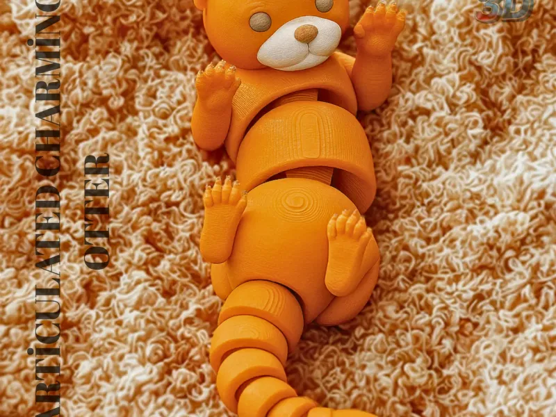 ARTİCULATED CHARMİNG OTTER - FLEXİ TOY