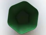 Plastic Hexagonal Fruit Bowl-1