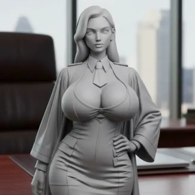 sexy woman in a suit