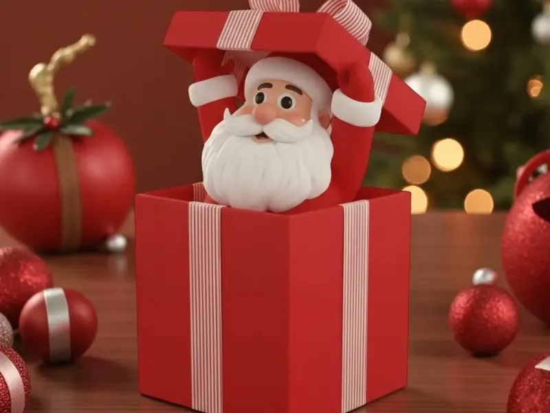 Santa Claus - In the Gift Box