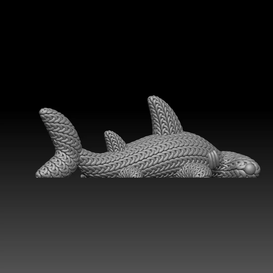 Knitted Hammerhead Shark