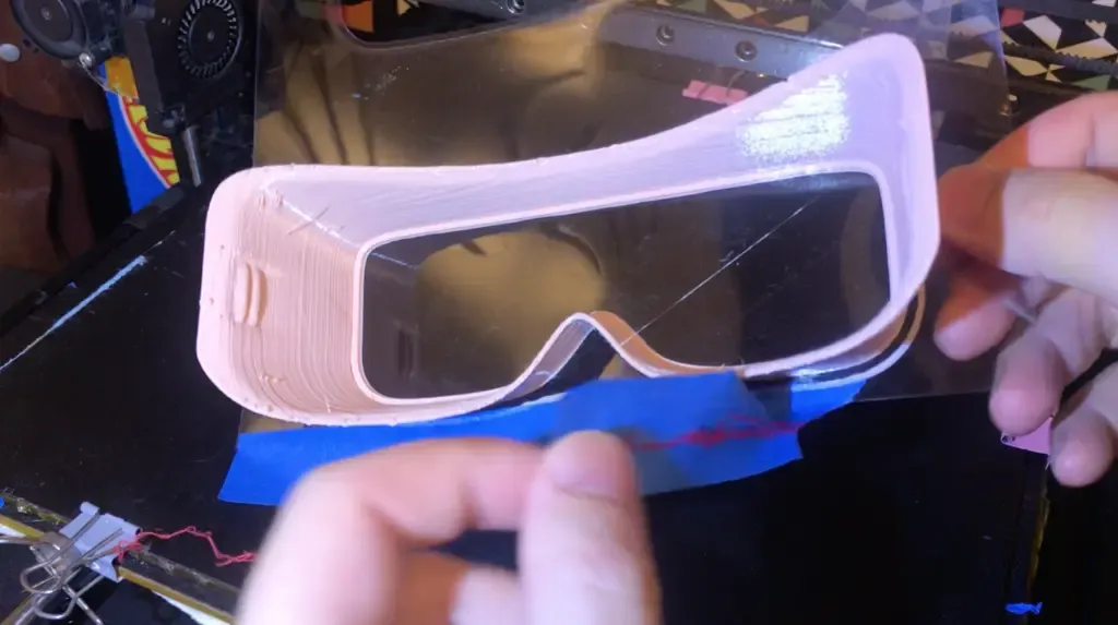 Flexible Goggles Optimised for 3DP [Print on Transparent Fil