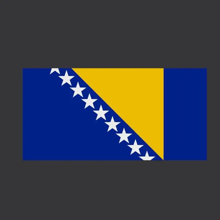BA - Bosnia and Herzegovina decoration Flag