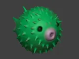 Puffer Fish Keychain-0