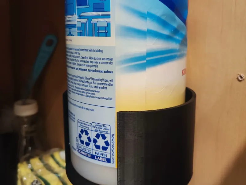 Wall-Mounted Wipes Holder