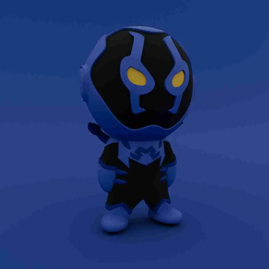 CUTE LITTLE BLUE BEETLE