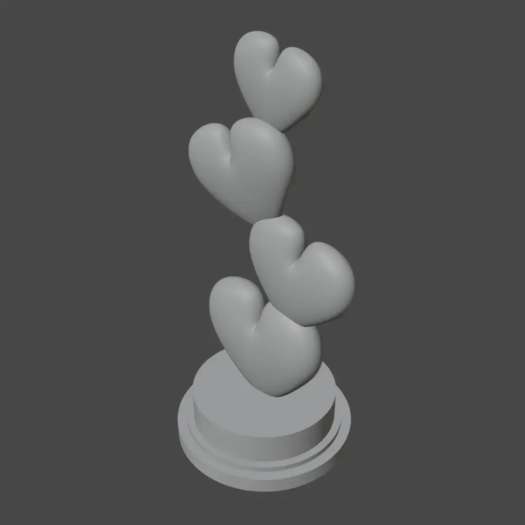 heart tower gift love decor idea for valentines