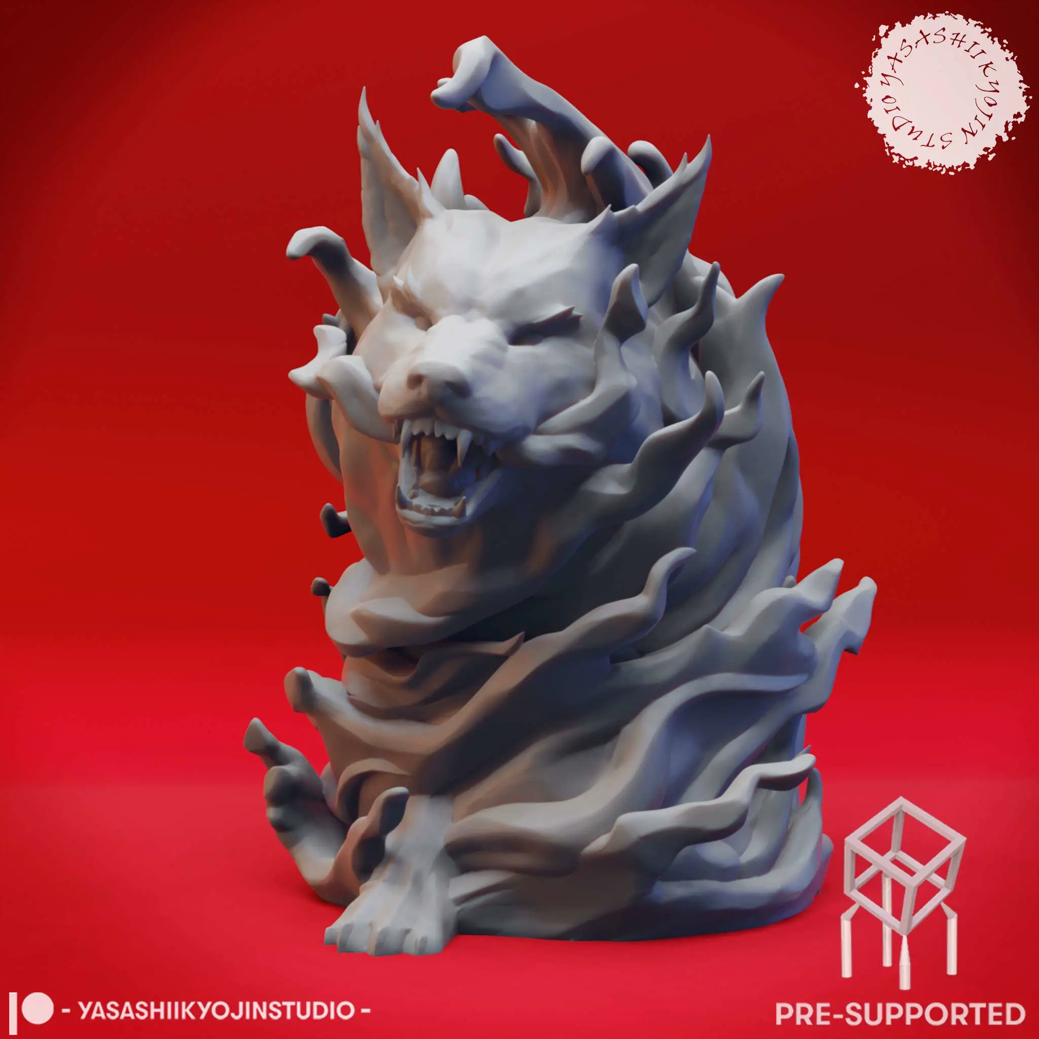 Fire Elemental - Tabletop Miniature (Pre-Supported)