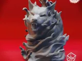 Fire Elemental - Tabletop Miniature (Pre-Supported)-0