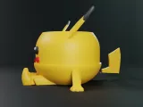 Pikachu flowerpot - Multicolor-4