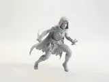 Lady Assassin Figurine Female Character 3D Printable-3