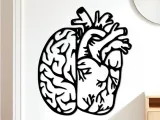 Brain And Heart Wall Art, Wall Decor, Home Decor-0