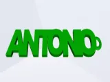 Llavero con el nombre ANTONIO.-0