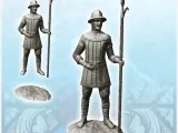 Medieval warrior in plain armor with spear (32) - miniatures-1