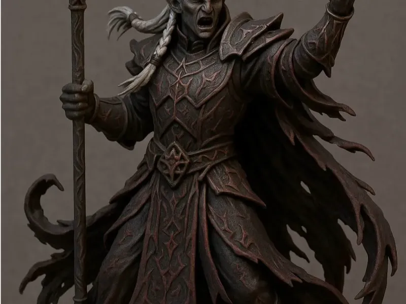 Voidborn Dark Elf Warlock