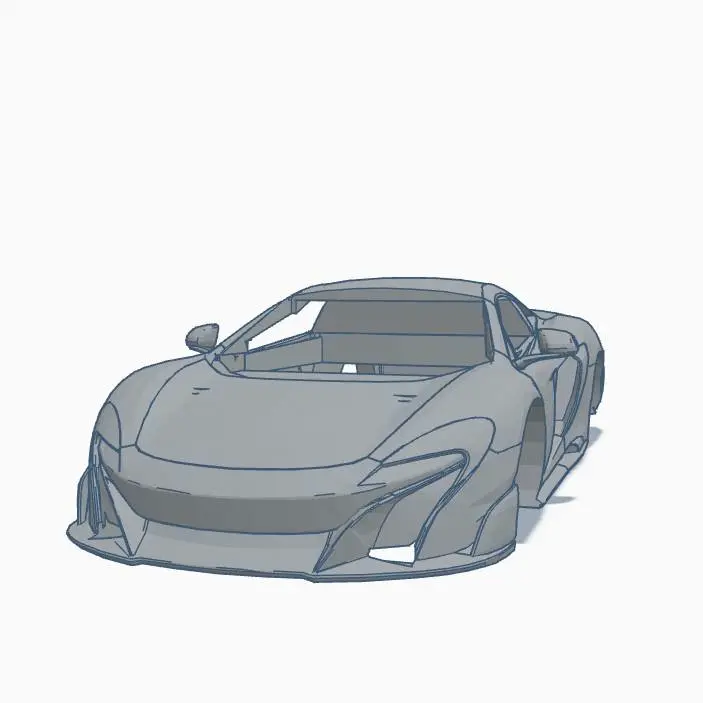 McLaren 675LT body cover (Traxxas Latrax Rally car)