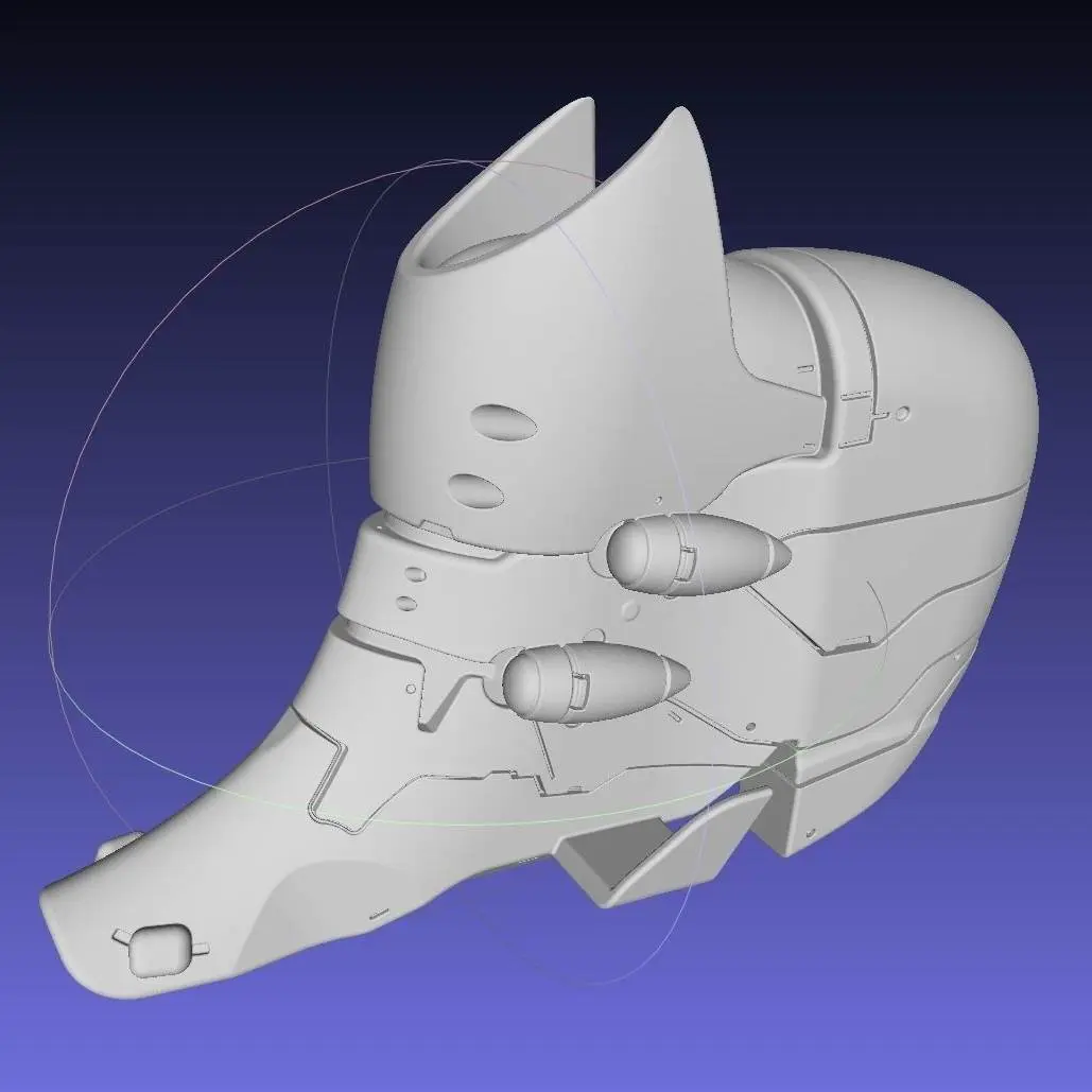 Cosplay STL Download - Evangelion Rebuild Unit 02 Head Replicaby Julian ...