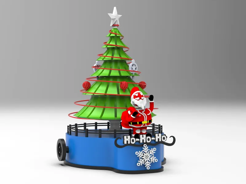 Babbo Natale-albero di Natale