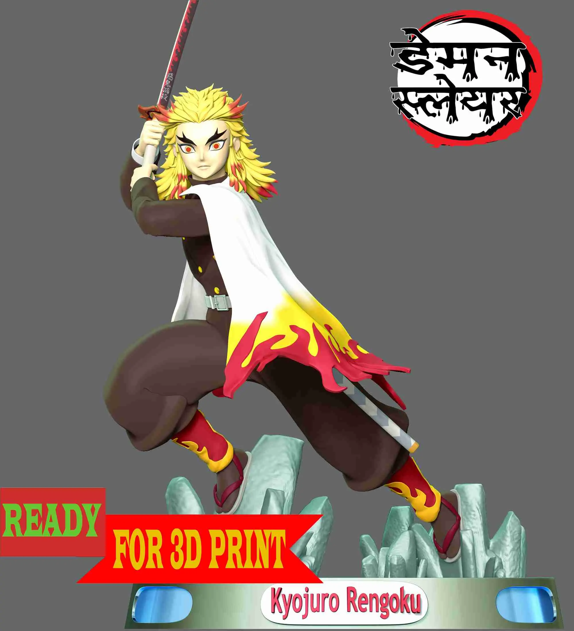 Kyojuro Rengoku - Cazador de demonios