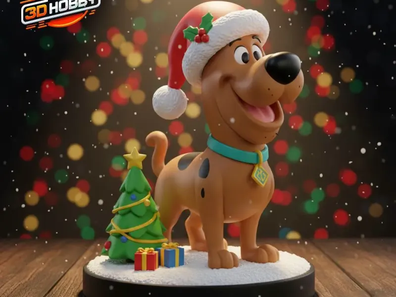 Scooby Doo Navidad Chibi