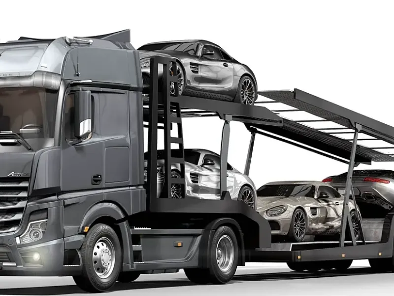 Mercedes vrachtwagen en auto