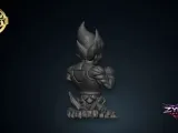 Vegeta Bust STL Dragon Ball 3D Print Sculpture Model-3
