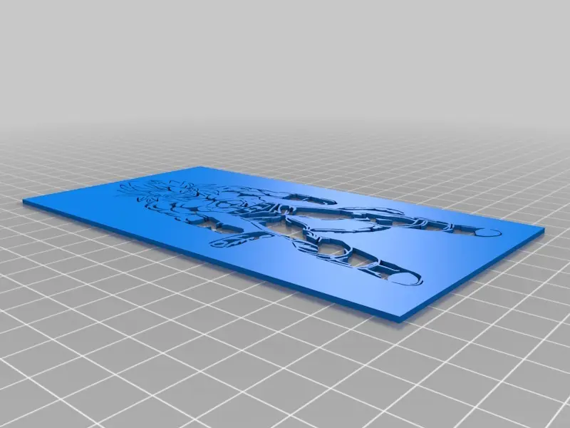 SS4 Vegeta stencil 4