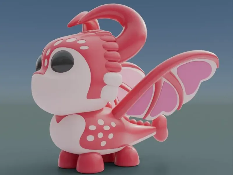 Cupid Dragon Adopt Me! Fan Art