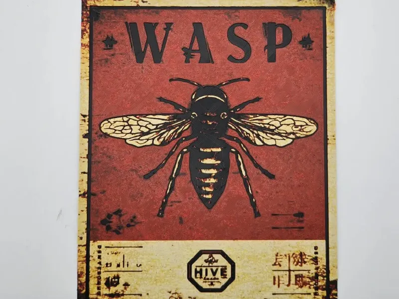 Sign Wasp Hive