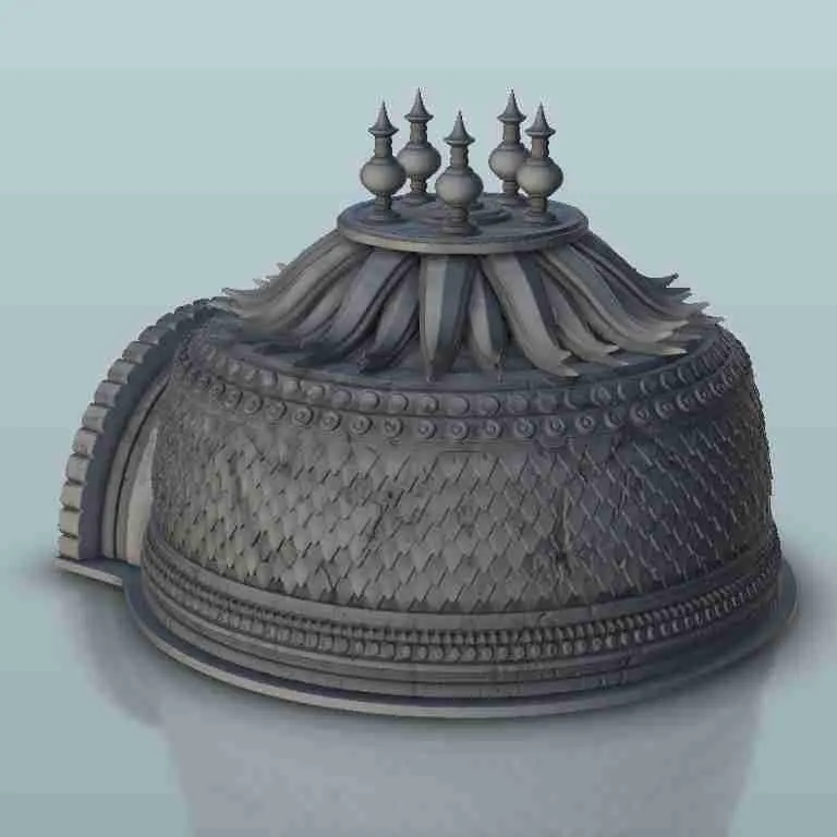 Templo circular indio 9 - miniaturas warhammer terrain scen