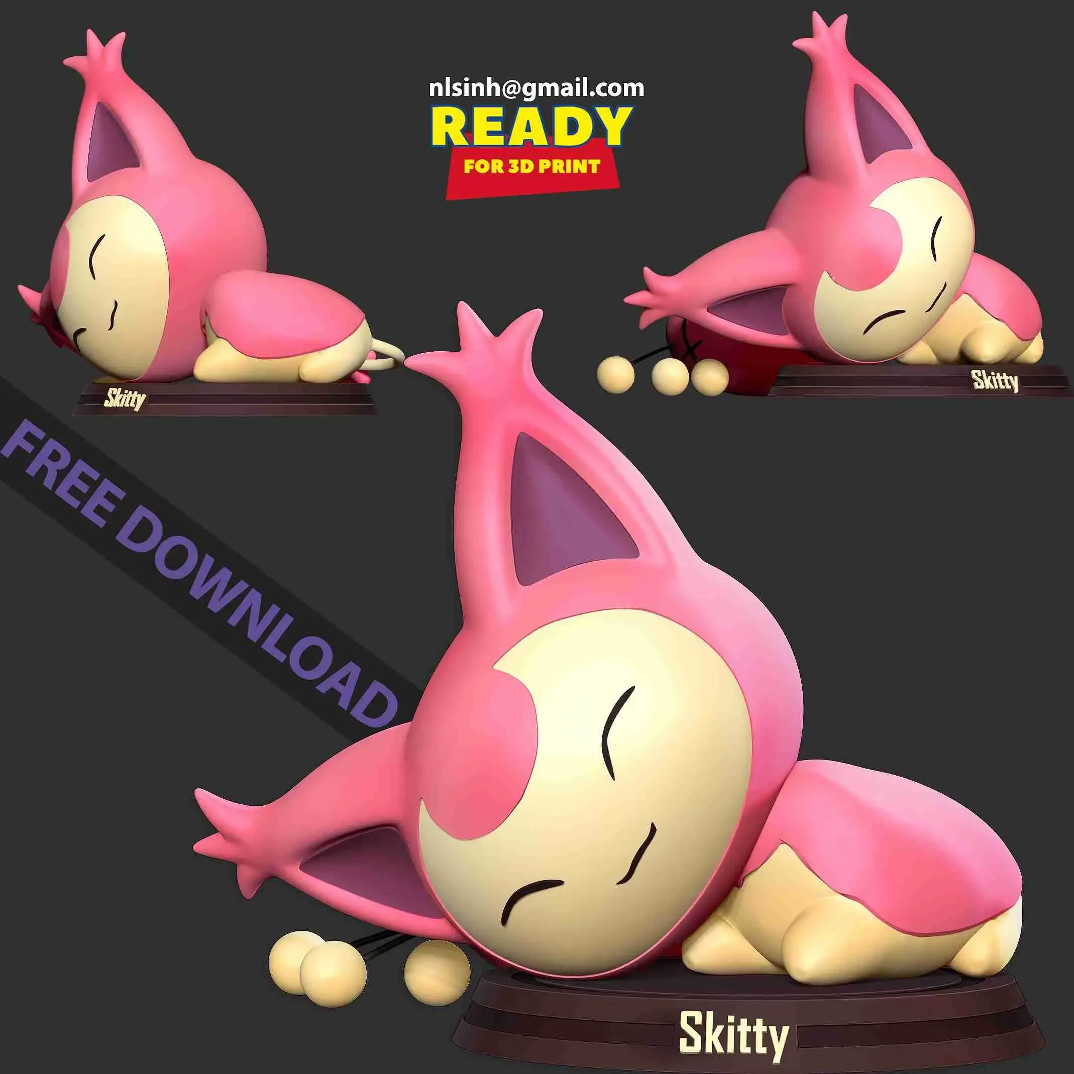 Skitty - Pokemon Fanart