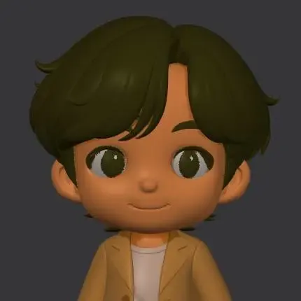 Taehyung BTS Chibi 4 inch / 100mm