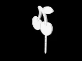 Cherry Cake Topper / Cupcake Topper-0