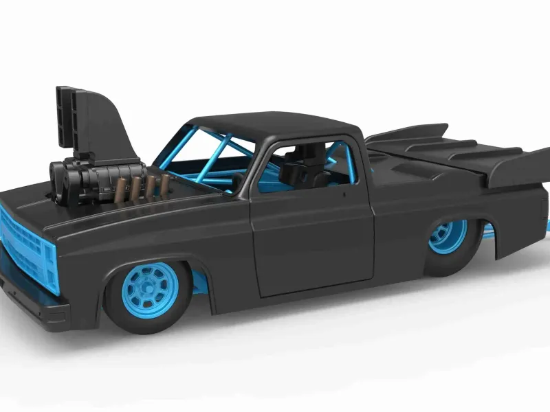 Diecast Dragster truck Scale 1:25