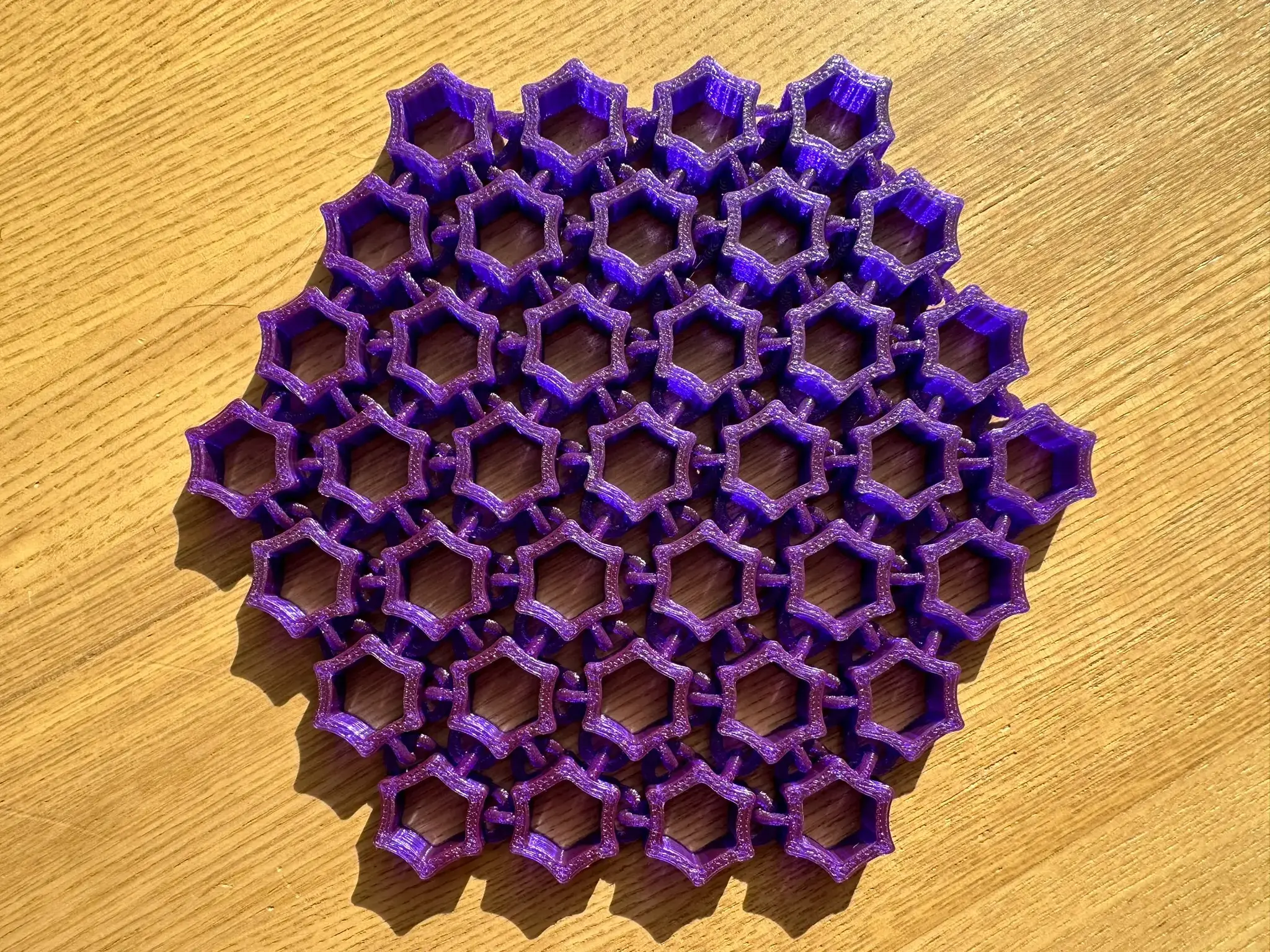 Flexi openwork drink coaster