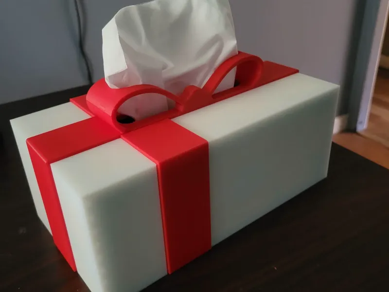 Caixa de lenços de Natal