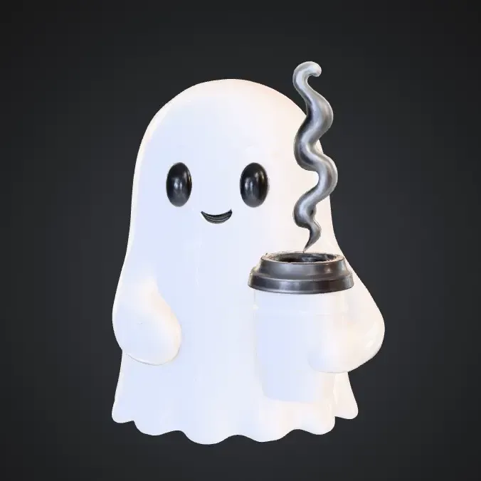 Ghost w Coffee 👻 #SPECIAL