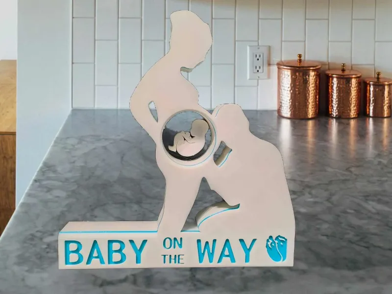 BABY ON WAY ORNAMENT | 1 BUCATĂ | SCHIMBARE CULOARE STRAT | DRĂGUȚ