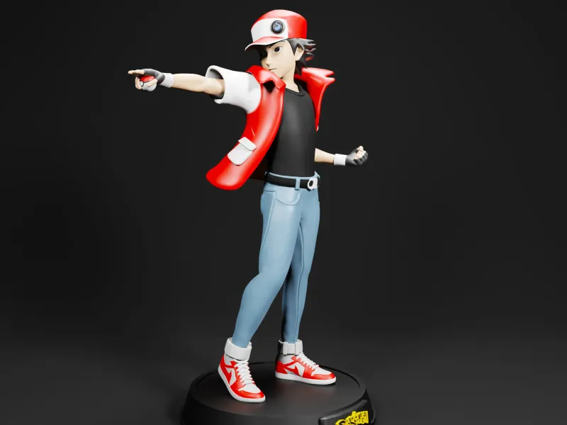 ROSSO - POKEMON STAMPA 3D