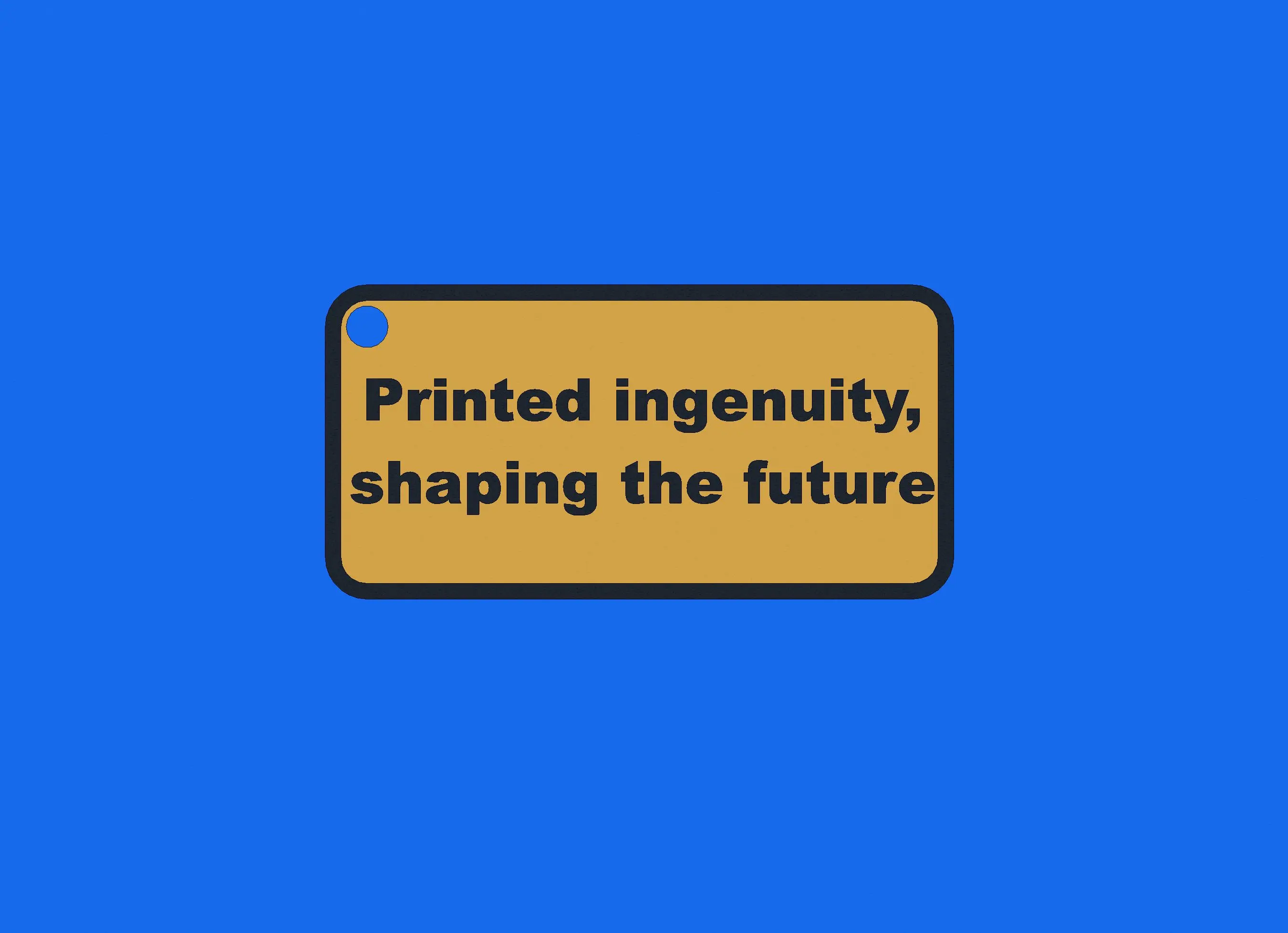 3D Quote Keychain - 19