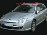 Renault Laguna 3 tetősín burkolat-0