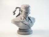 Solid Snake Bust Gaming Collectible 3D Printable-3