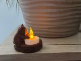 Katzen-LED-Teelichthalter – Dekorativer Kerzenständer-3