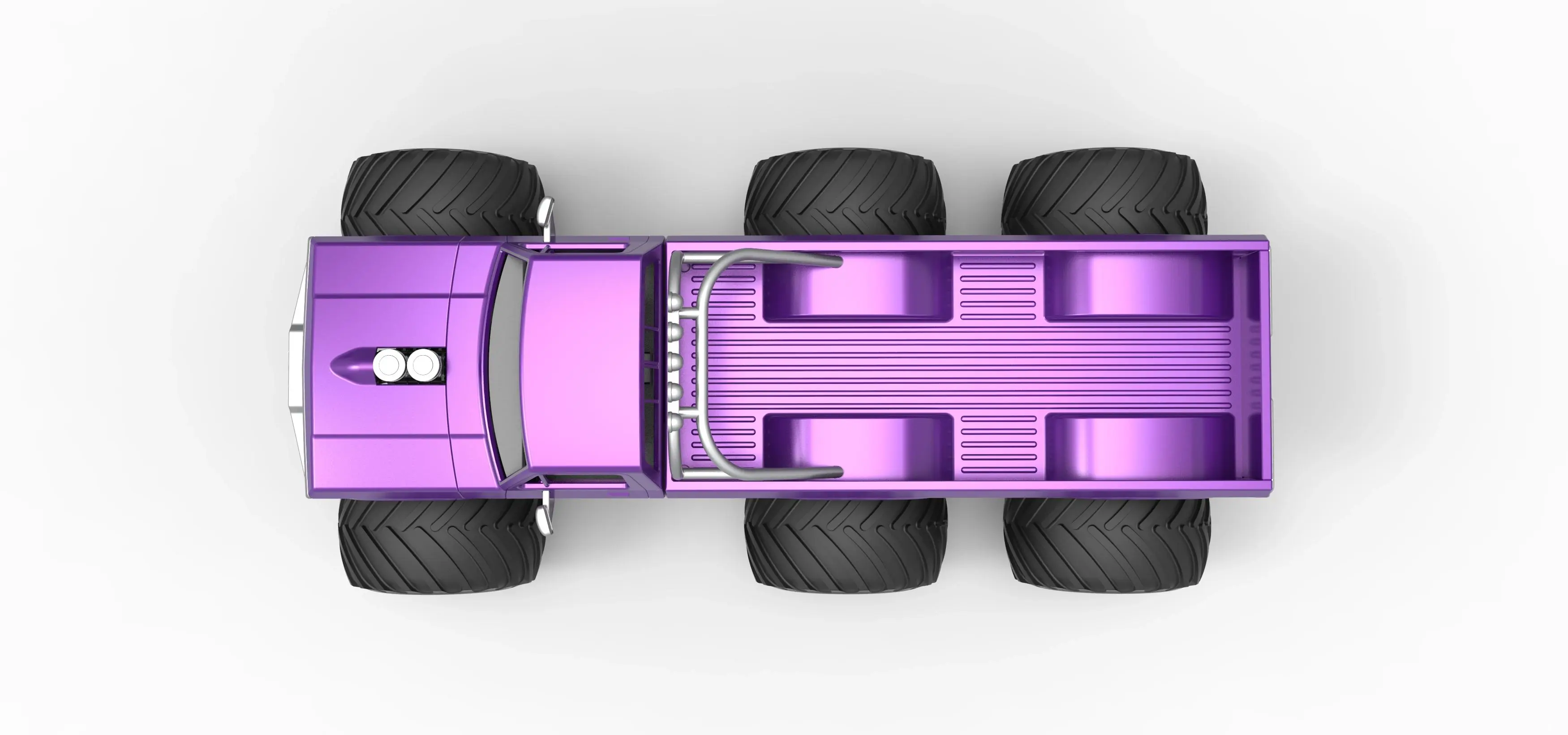 Monster Truck 6x6 concept Version 2 Scale 1:25