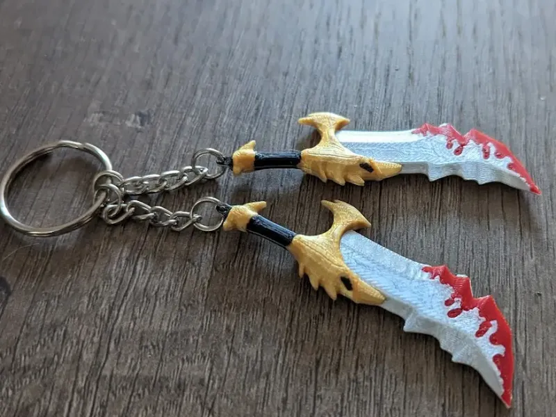 Blade of Chaos Chaveiro 